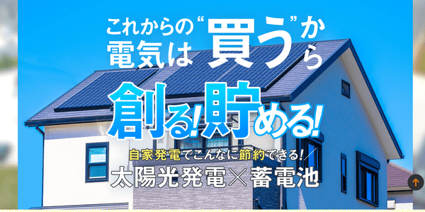 エネルギーニッカのHPキャプチャ画像